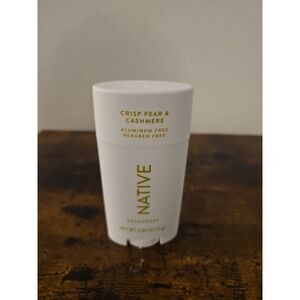 Native Men & Women Deodorant Aluminum Free Crisp Pear & Cashmere 2.65 Oz